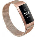 Fitbit charge 3/4 rose gold metallic strap