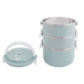 Stackable 3-Layer Lunch Container Set