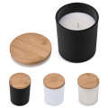 Okiyo Glass Scented Candle with Bamboo Lid
