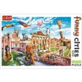 Trefl Puzzles - Funny Cities 1000pc