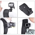 360 Rotary Backpack Belt Clip Clamp Mount for GoPro and other Action Cameras
