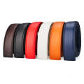 Men Leather Style Belt Multi-color Rachet Belt for Men without Buckle