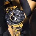 Smael Camouflage Yellow Chronograph Watch