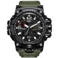 Smael Army Green Multifunctional Watch