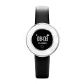 Microwear X6 Ladies Smartwatch - Black Leather With White