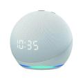 Amazon Echo Dot 4th Generation Smart Speaker with Clock White (Damaged Packaging)