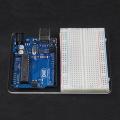 Arduino Uno Transparent Acrylic Mounting Plate with 400P Breadboard