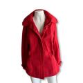 Size 38 Red Coat with Hoodie - Hang Ten