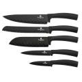 Berlinger Haus  6 Pieces Marble Coating Knife Set with Stand - Black Rose (READ THE DESCRIPTION)