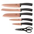 Berlinger Haus 7 Pieces Non-Stick Coating Knife Set with Stand (DISPLAY MODEL)