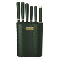 Berlinger Haus 7 Pieces Marble Coating Knife Set + Stand - Emerald (DISPLAY MODEL)