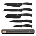 Berlinger Haus 5 Pieces Non-Stick Marble Coating Knife Set - Black Rose (READ THE DESCRIPTION)