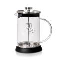 Berlinger Haus 800ml Coffee and Tea Plunger - Black Silver Collection (DISPLAY MODEL)