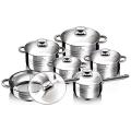 Blaumann 12 Pieces Stainless Steel Gourmet Line Cookware Set (READ THE DESCRIPTION)