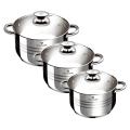 Blaumann 6 Pieces Stainless Steel Gourmet Line Jumbo Cookware Set (DISPLAY MODEL)