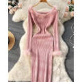 knitted dress fluffy dress
