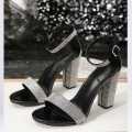 Ankle Strap Thick Heel Shoes