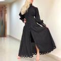 Long Sleeve Hollow Out Dres