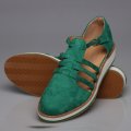 Loafer Hollow-out Shoes - GREEN / 6