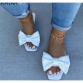 Summer Bow Tie Slippers - ROSE GOLD / 5