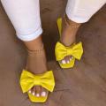 Summer Bow Tie Slippers - ROSE GOLD / 5