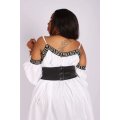 Rose embroidery Corset Belt - ONE SIZE FIT