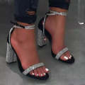 Thick Heel Ankel Strap Sandals