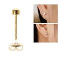 Gold Plated Stainless Steel Surgical Stud Earrings