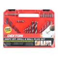DEKTON 300PC Drill Bit and Wall Plugs Set