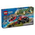 LEGO 60412 City Fire Truck with Rescue Boat
