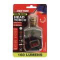 DEKTON PRO LIGHT XA160 Searcher Head Torch - 160 Lumens / 200m Distance