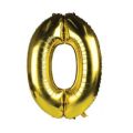 Gold Number Helium Balloon 106cm