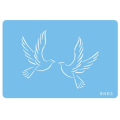 Jem Stencil - Doves in Flight - 93 x 71mm / 3.66 x 2.8