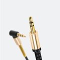 Hoco UPA02 2M Aux Spring Cable Black
