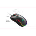 HXSJ J300 Wired Gaming Mouse - Black