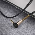 Hoco UPA02 2M Aux Spring Cable Black