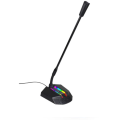 HXSJ TSP202 Wired Bendable USB Microphone - Black