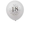 Helium Party Balloon 21 Years Old - White