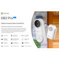 EZVIZ DB2 Pro 5MP 2K+ Battery-Powered Wireless Video Doorbell Kit
