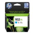 HP 951XL High Yield Cyan Original Ink Cartridge;~1;500 pages. OfficeJet Pro 8100 ePrinter series;...
