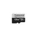 TRANSCEND 350V 128GB HIGH ENDURANCE MICRO SD UHS-I  U1 CLASS10 - READ 100 MB/S - WRITE 45MB/S - 1...