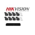 HikVision 8 Ch Turbo HD Kit - Embedded DVR - 8 x HD1080P Camera - 80M Night vision - 1TB HD - 100...