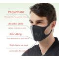 Face Mask - Reusable Sponge Mask with 1 Breathing Valves  - 1 Mask Pack