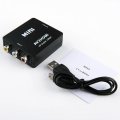 AV to HDMI Converter Adapter 1080P - AV2HDMI - Black