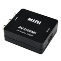 AV to HDMI Converter Adapter 1080P - AV2HDMI - Black
