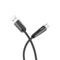 Hoco U35 Micro USB Smart Power Off Charging Data Cable - 1M - Black