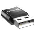 Hoco USB 2.0 USB Male To Type C Female Adapter 60W -UA17