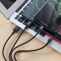 Hoco X14 3 in 1 Charging Cable For Micro/iph/Type C - 1m