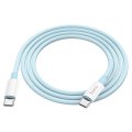 Hoco X68 100W Type C to Type C 2m Charging Data Cable - Blue