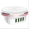 LDNIO A4406 4-Port USB Wall Fast Charger & LED Touch Night Light